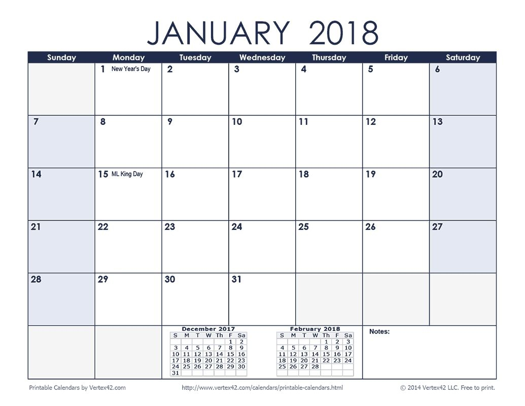 Free Printable 4X6 Monthly Calendar