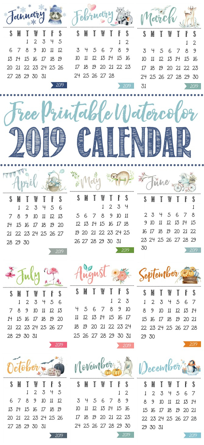 Free Printable Calendar - Clean And Scentsible