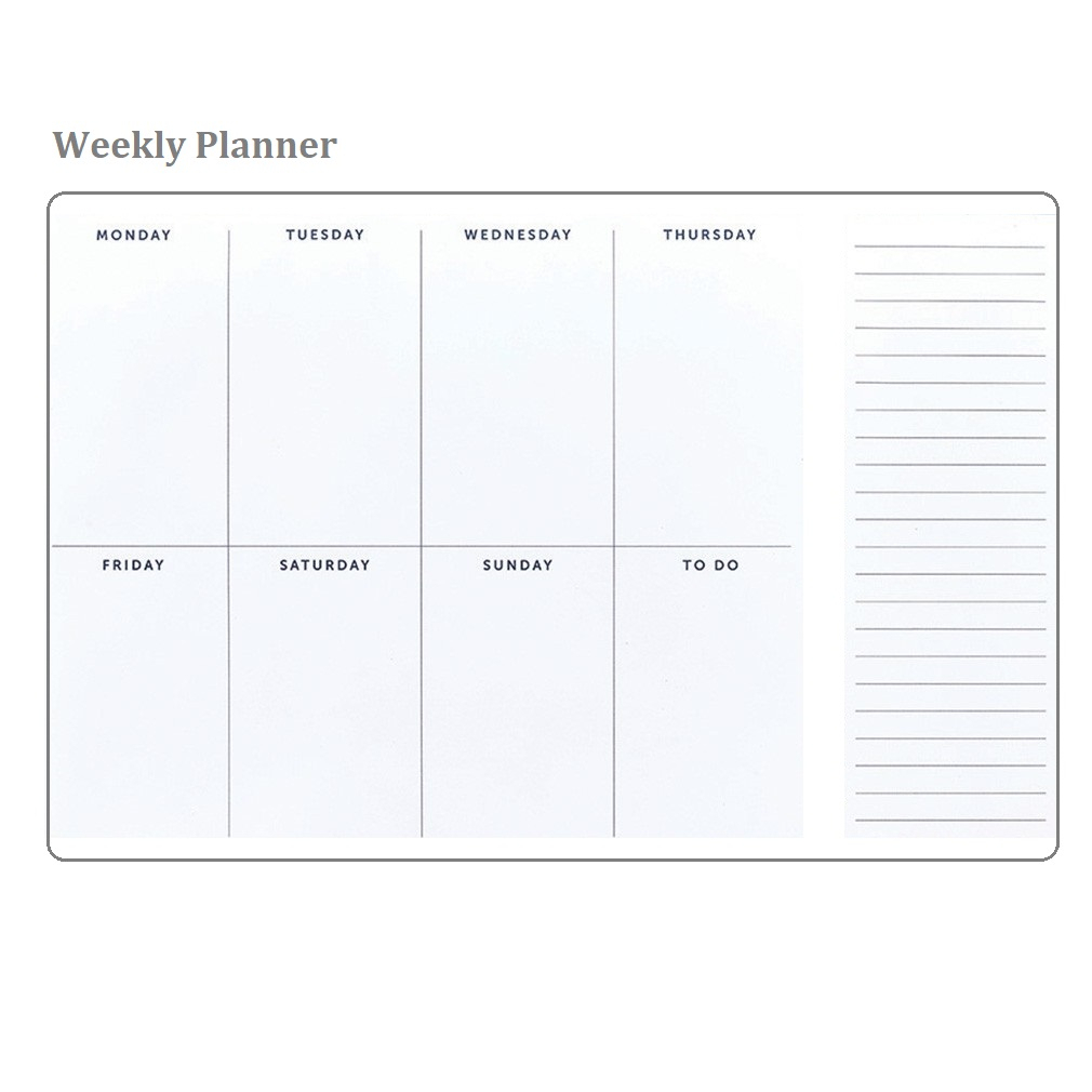Free Printable Weekly Planner Templates: All Cute Designs