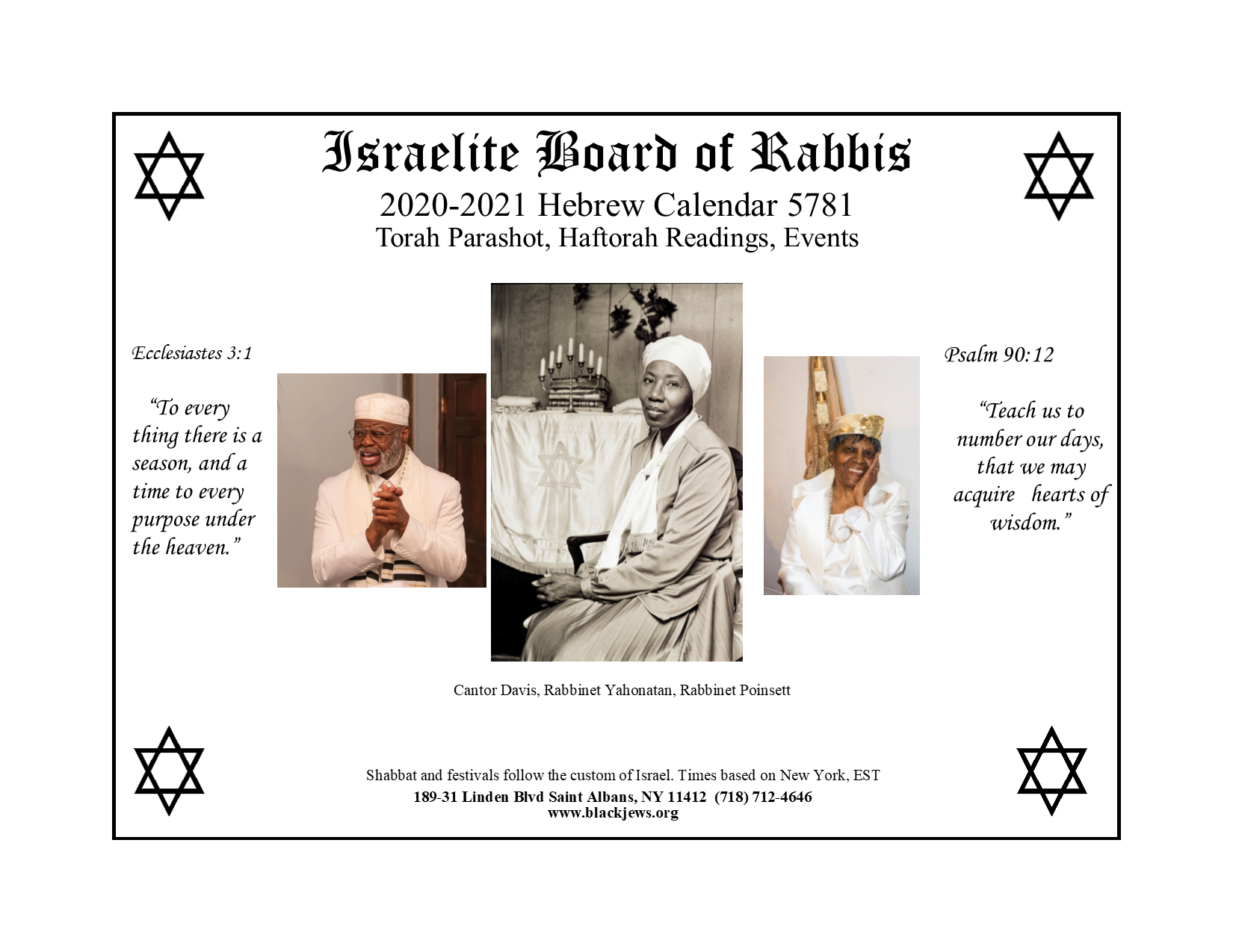 Hebrew Israelite Calendar 2021 Example Calendar Printable