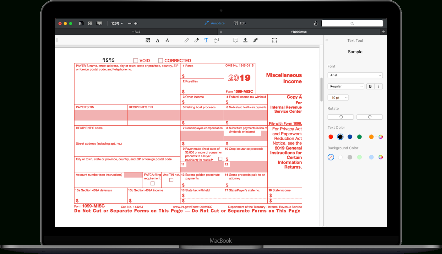 How To Fill Out Irs 1099 Misc 2019-2020 Form | Pdf Expert