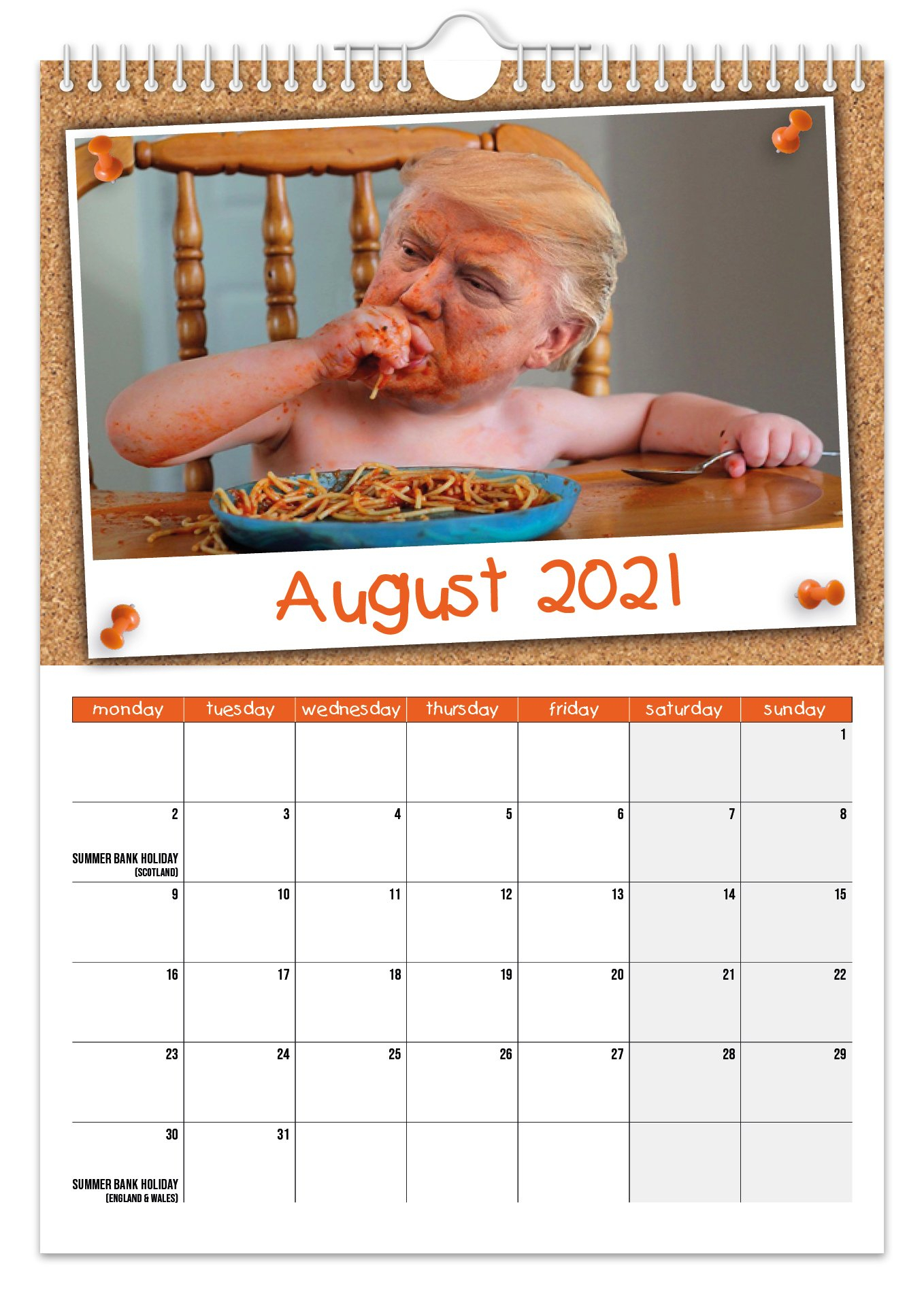 Kid Trump - 2021 A4 Wall Calendar