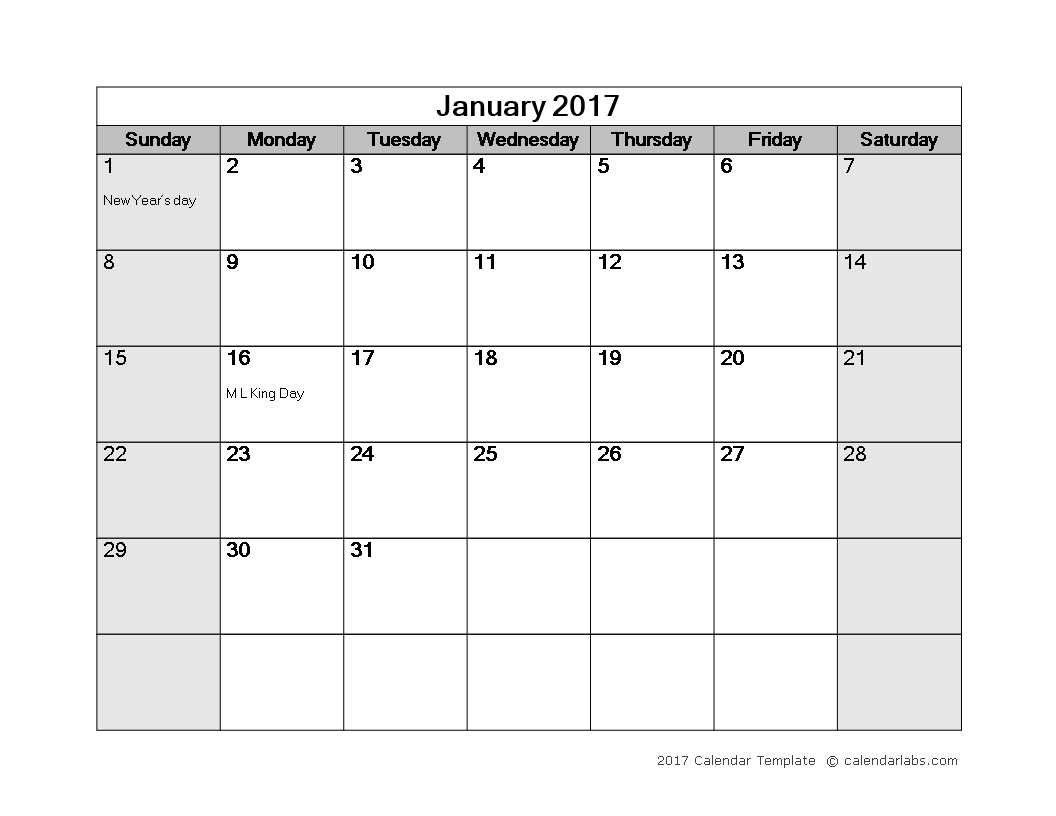 free calendar template microsoft word