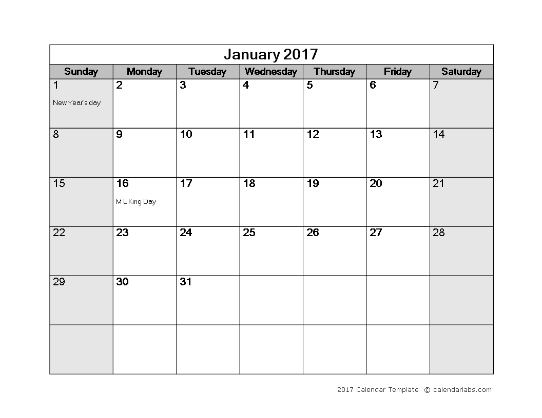 Monthly Calendar Template Word Example Calendar Printable