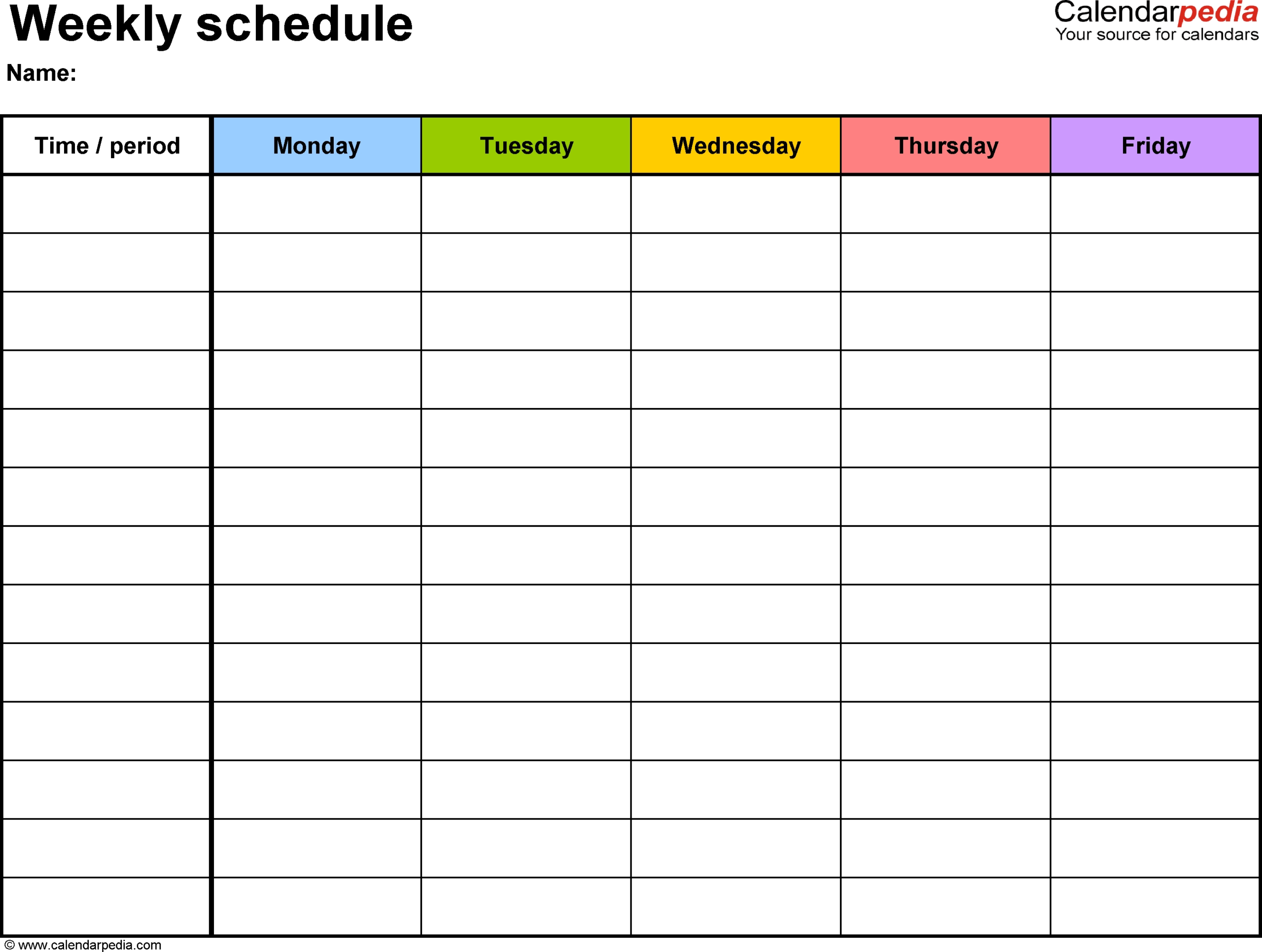 Monthly Calendar Template No Dates Ten Moments To Remember