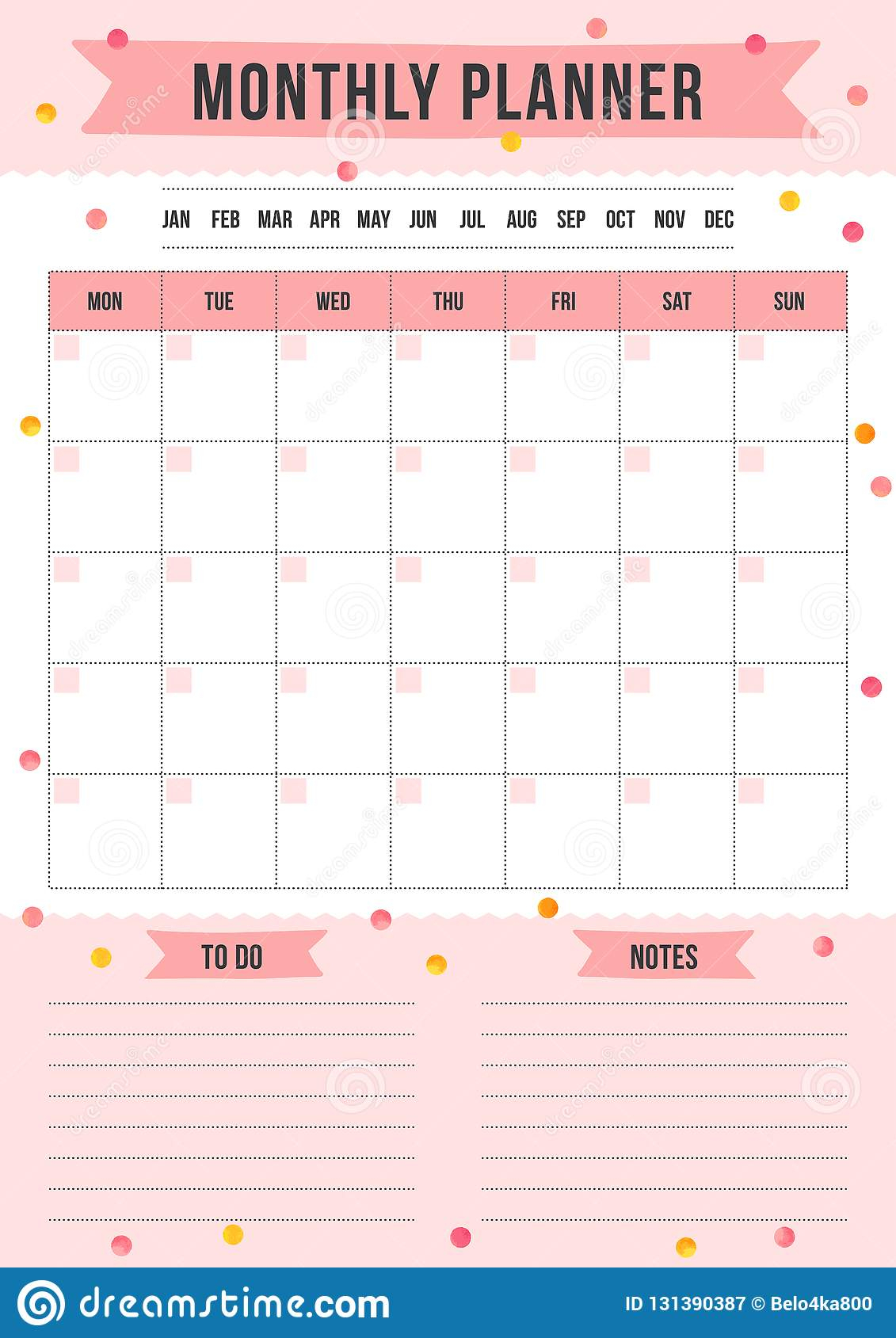 Editable Pdf 2023 Monthly Calendar Lovely Planner - Vrogue