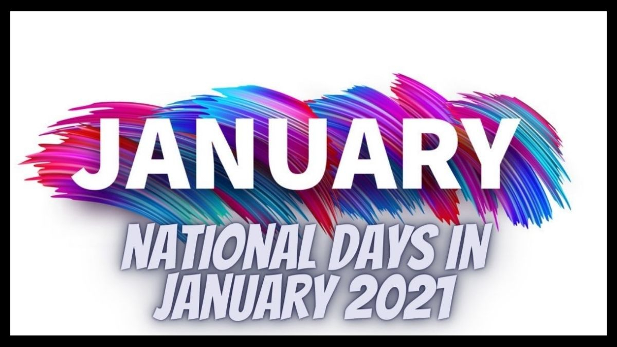 List Of National Days For 2021 | Example Calendar Printable