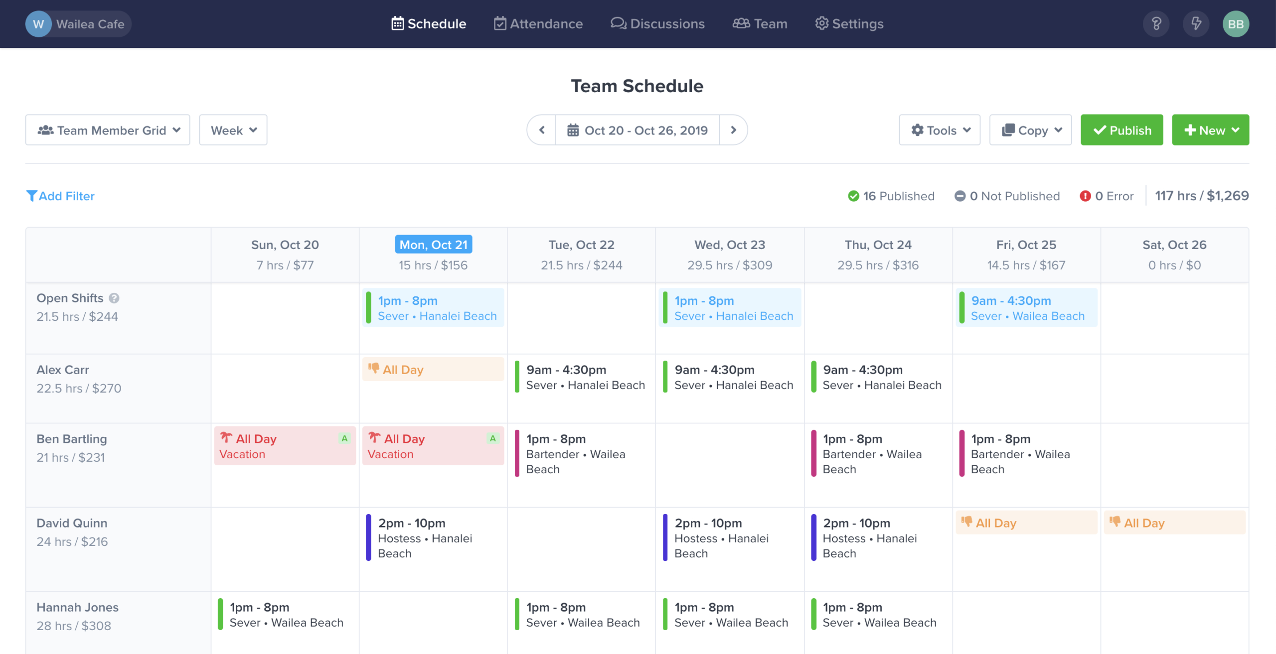 Online Employee Scheduling Software - Zoomshift