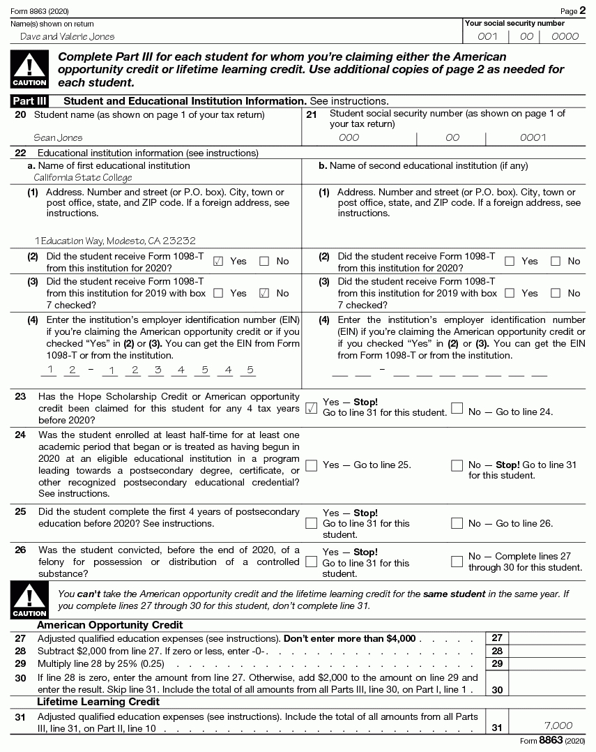 Publication 970 (2020), Tax Benefits For Education