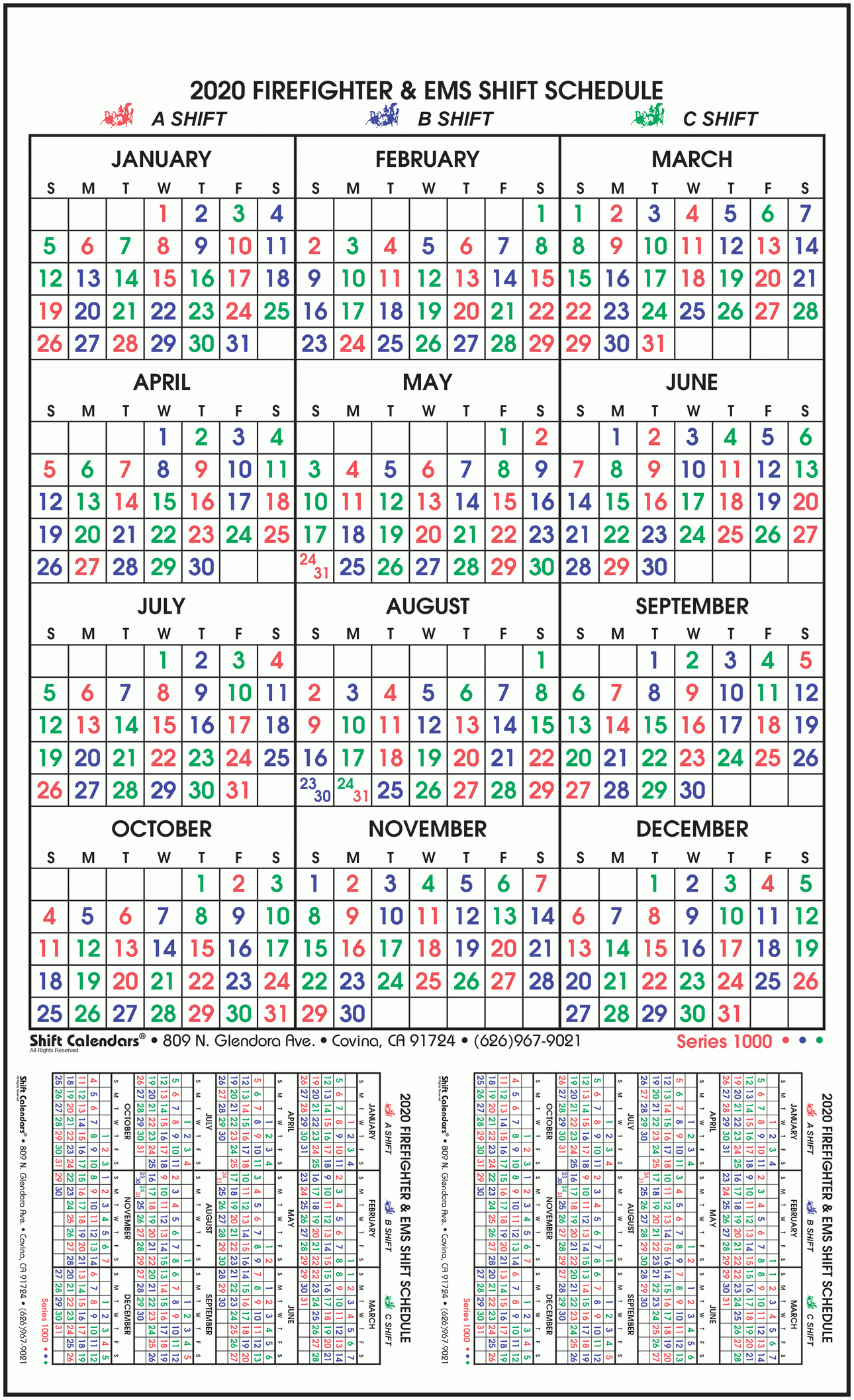 Shift Calendars