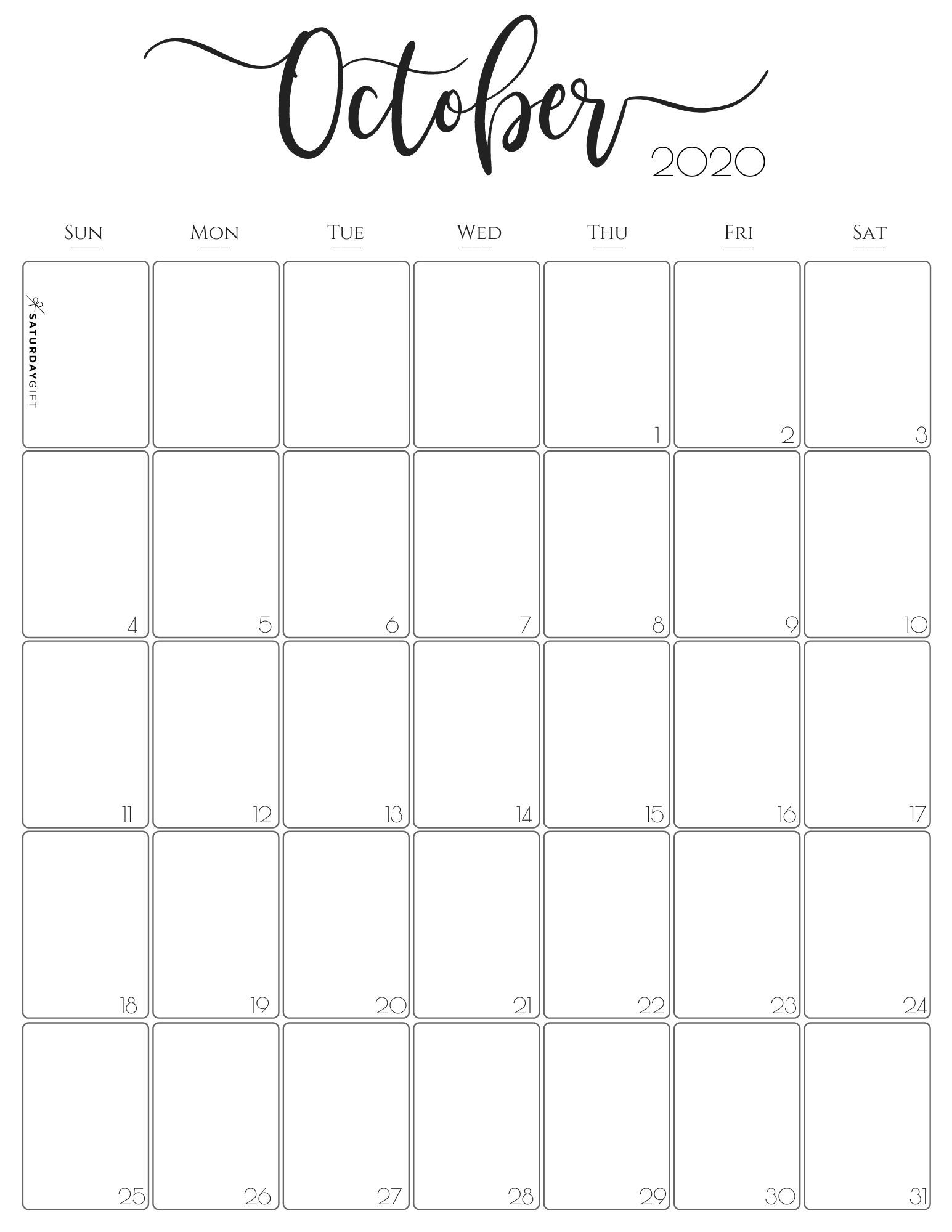 Simple &amp; Elegant Vertical 2021 Monthly Calendar - Pretty