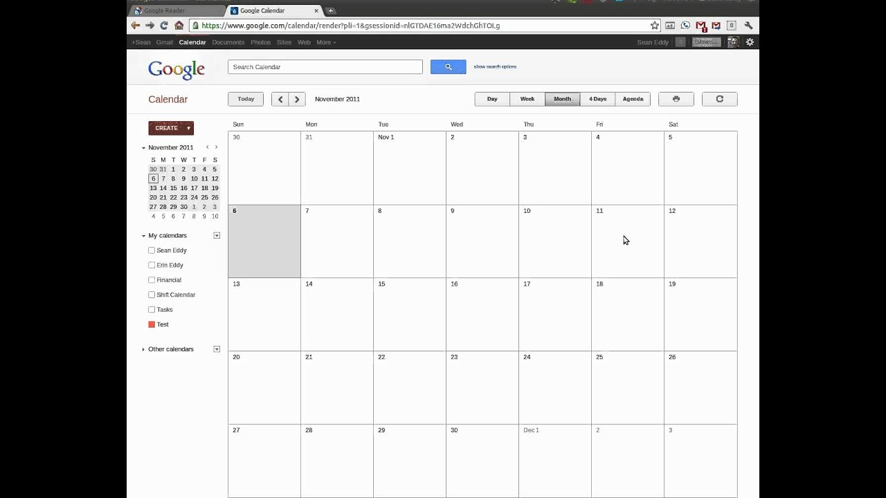 Using Google Calendars To Create A Shift Calendar