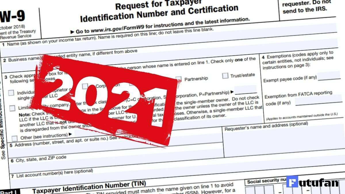 Printable W9 Tax Form 2021 Example Calendar Printable