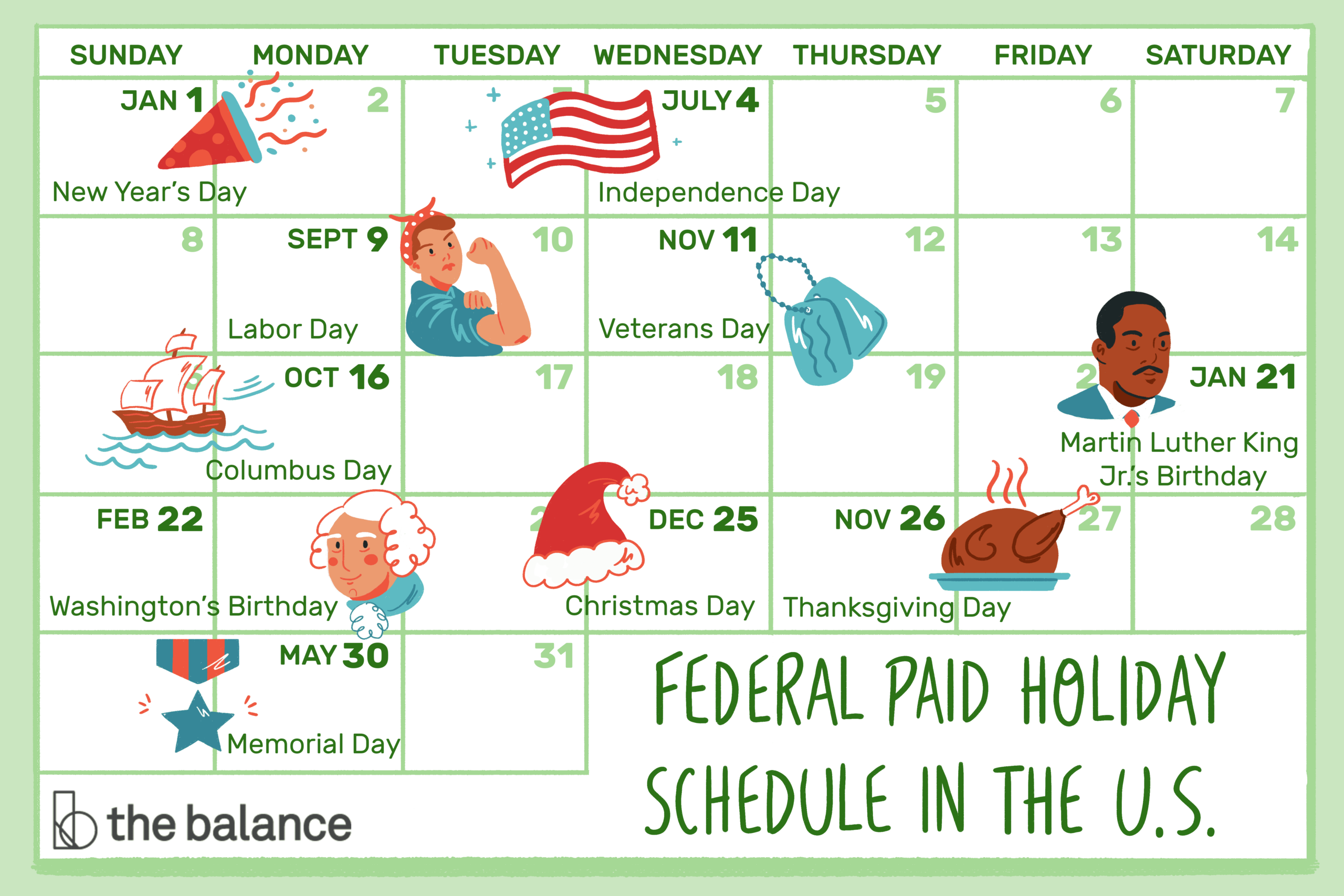 What&#039;S A Typical Paid Holiday Schedule In The U.s.?