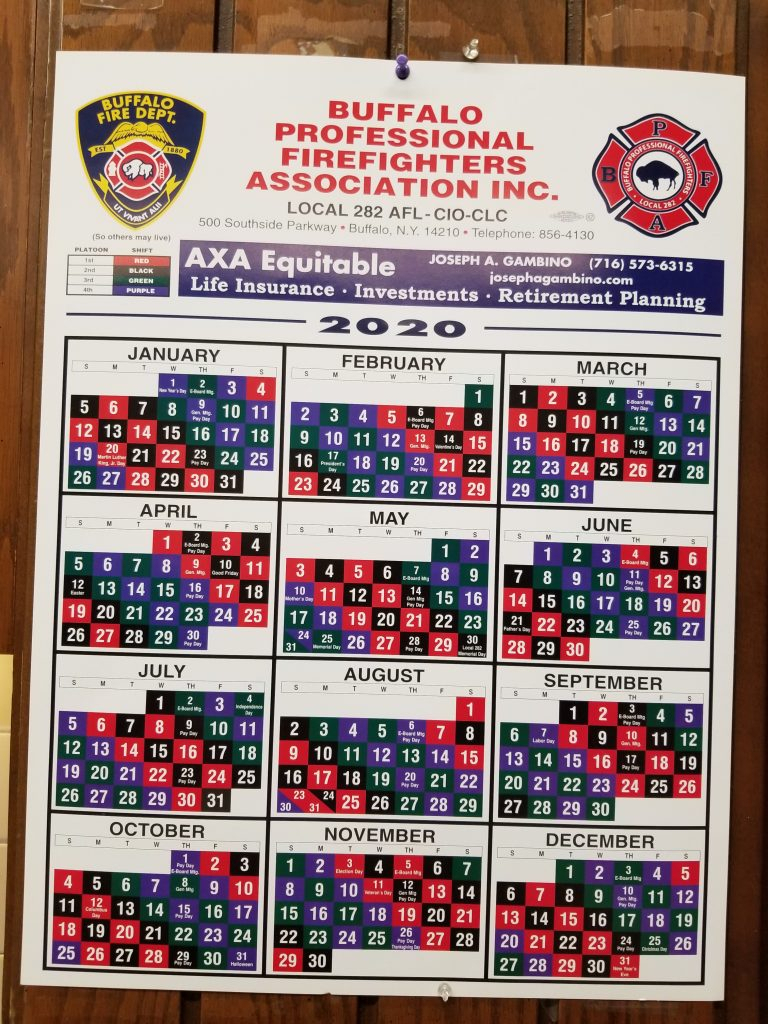 Fireman Shift Calandar 2021 | Example Calendar Printable