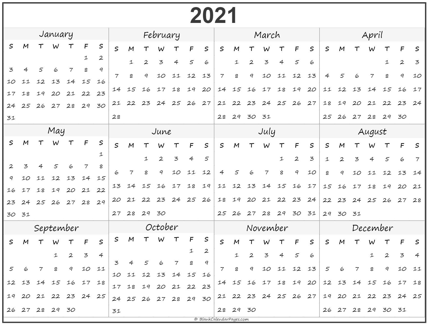 3 Month Calendar 2021 Printable Free To Take | Free