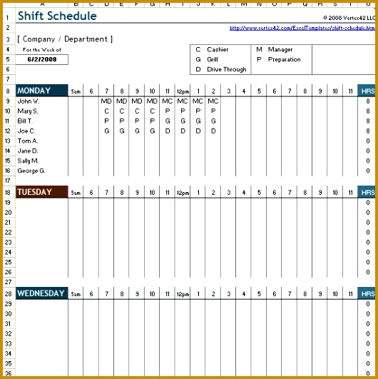 5 Lunch Break Schedule Template | Fabtemplatez