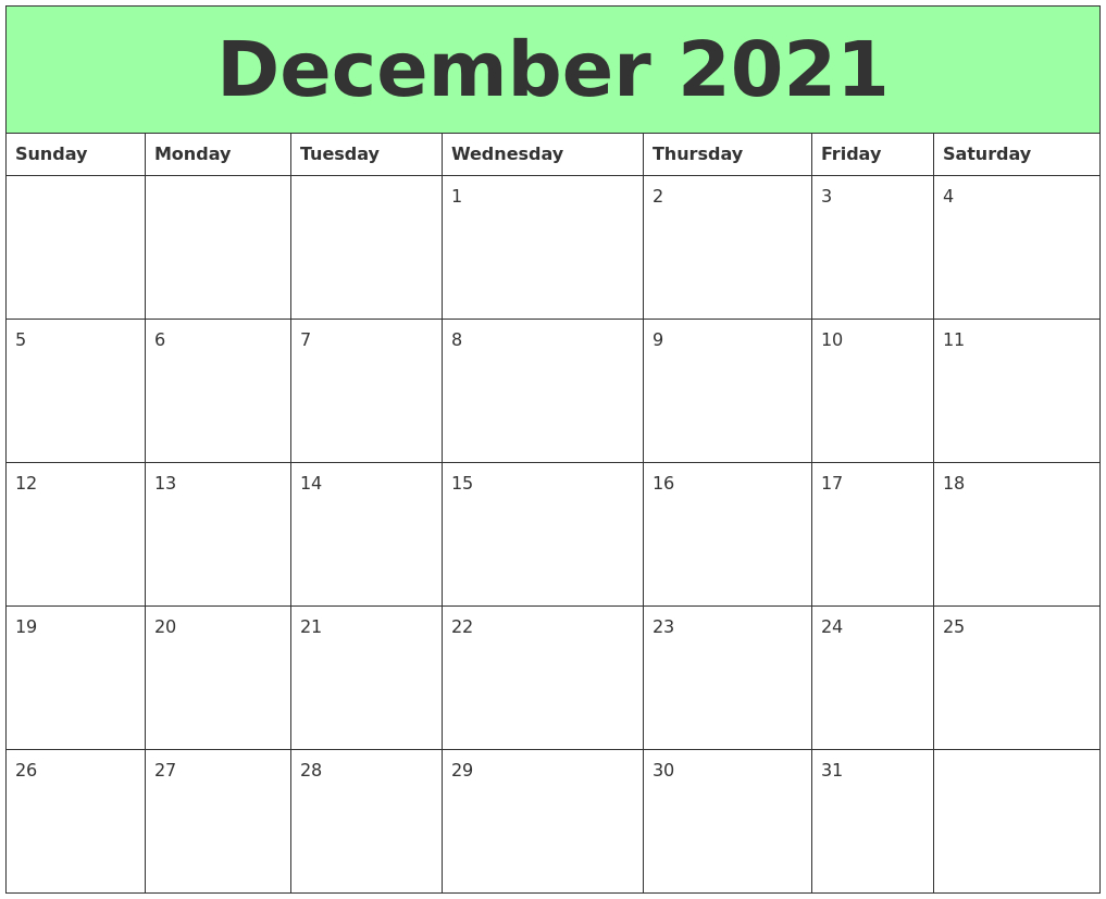 December 2021 Beta Calendar