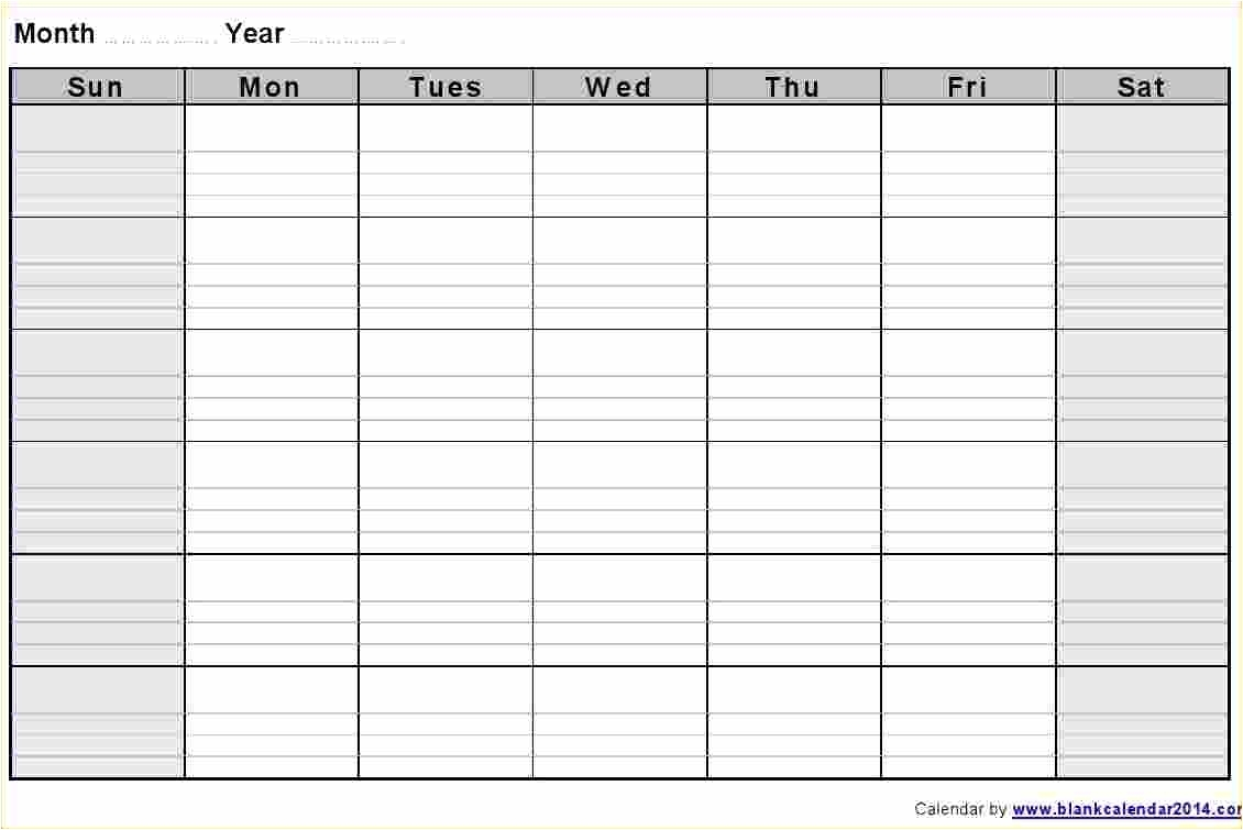 Free Printable Generic Calendar | Month Calendar Printable