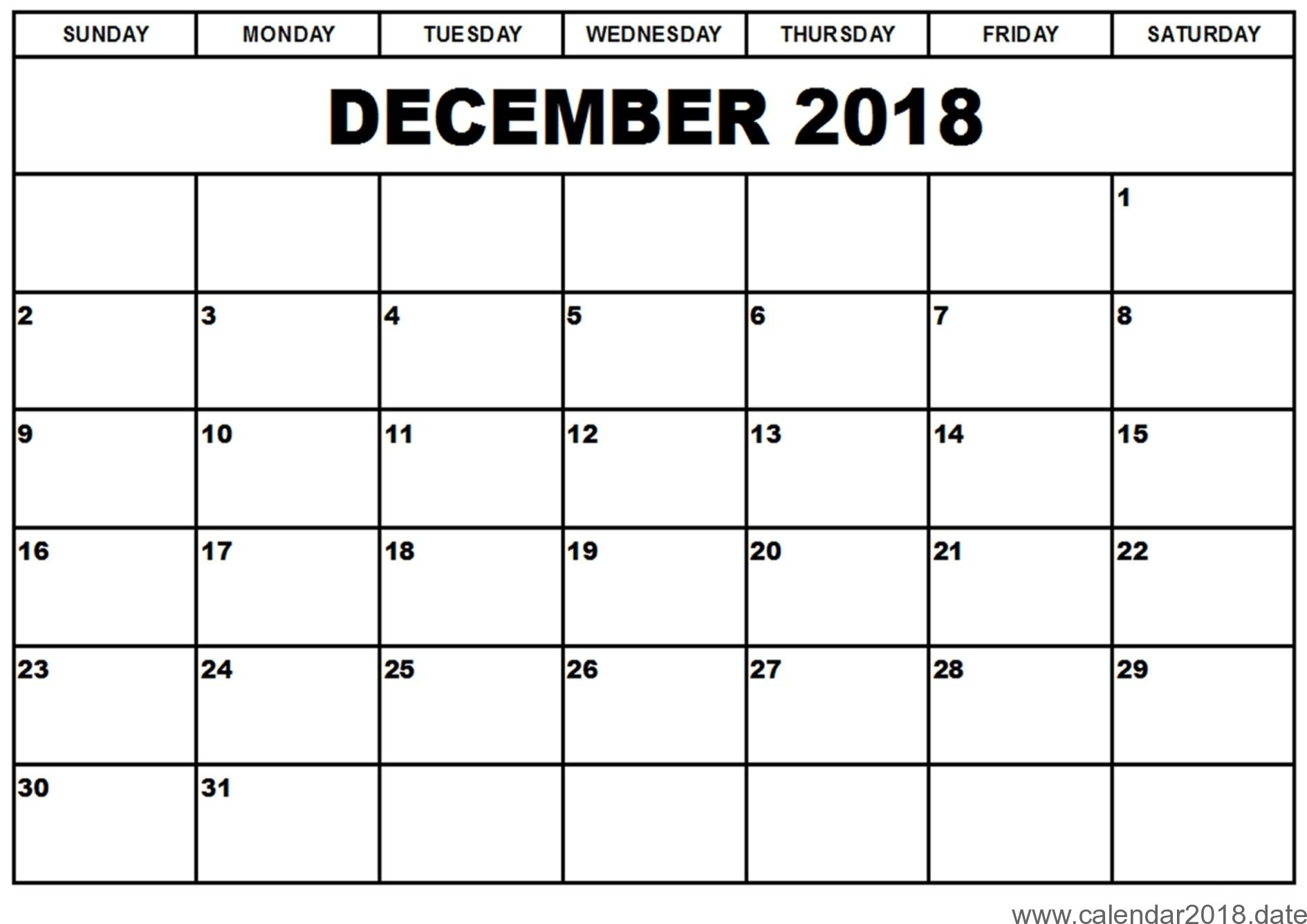 Full Page Printable Calendar | Qualads