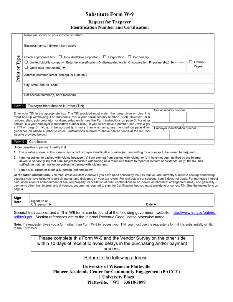 Get Irs W 9 Form 2020 Pdf | Calendar Printables Free Blank
