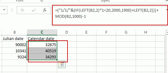 How To Convert Julian Date To A Calendar Date In Excel