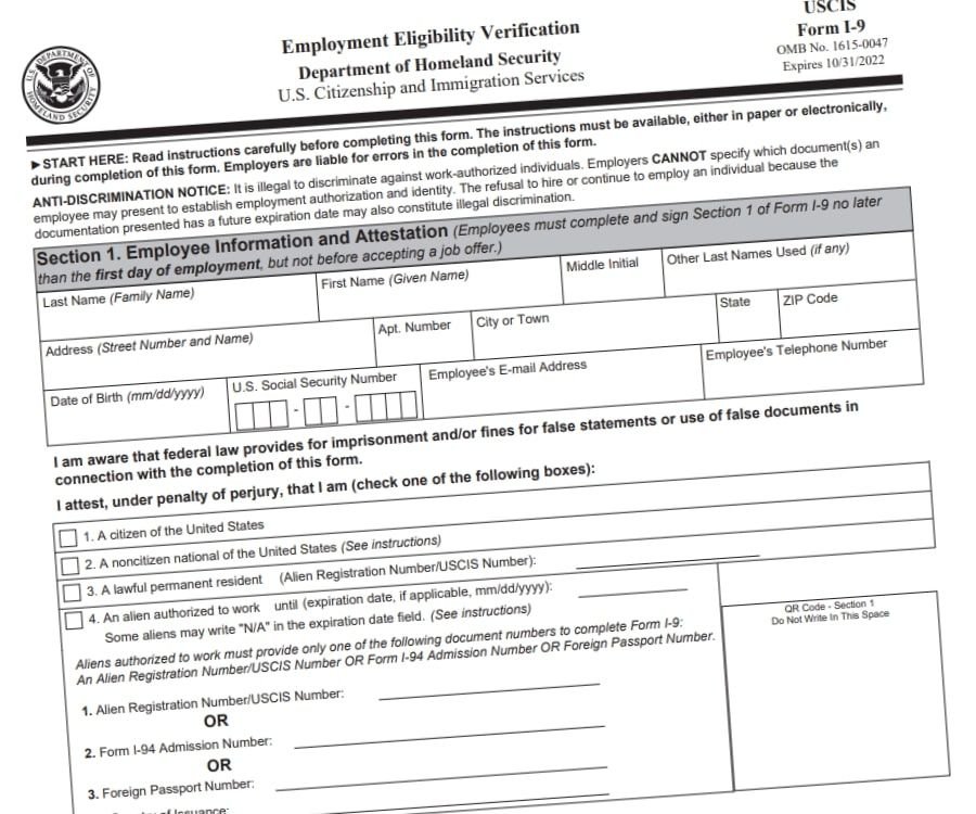 I9 Forms 2021 Printable