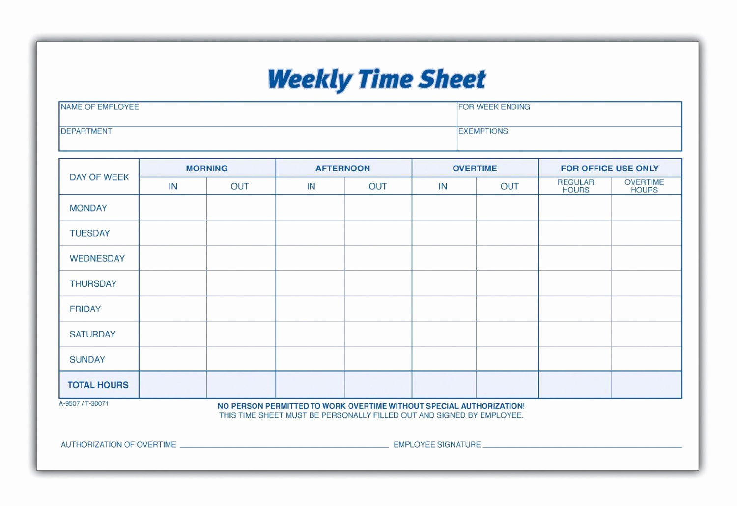 Monthly Attendance Sheet With Time In Excel Free Download