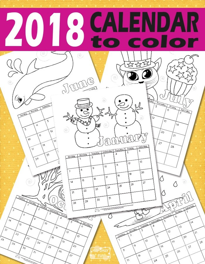 New Kids Printable Calendars | Free Printable Calendar Monthly