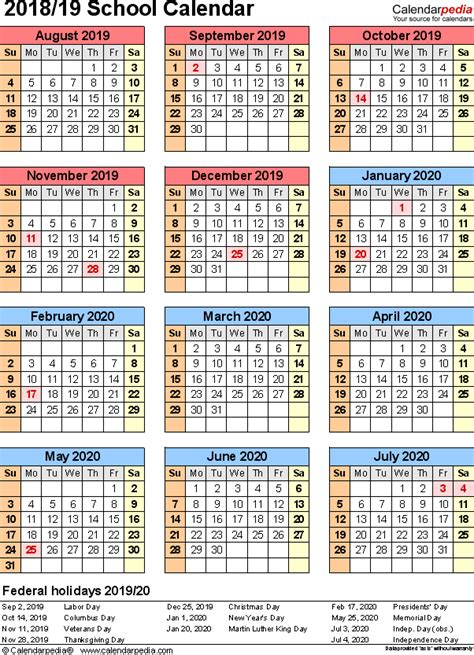 School Calendar 2020 South Africa Pdf - Calendario 2019